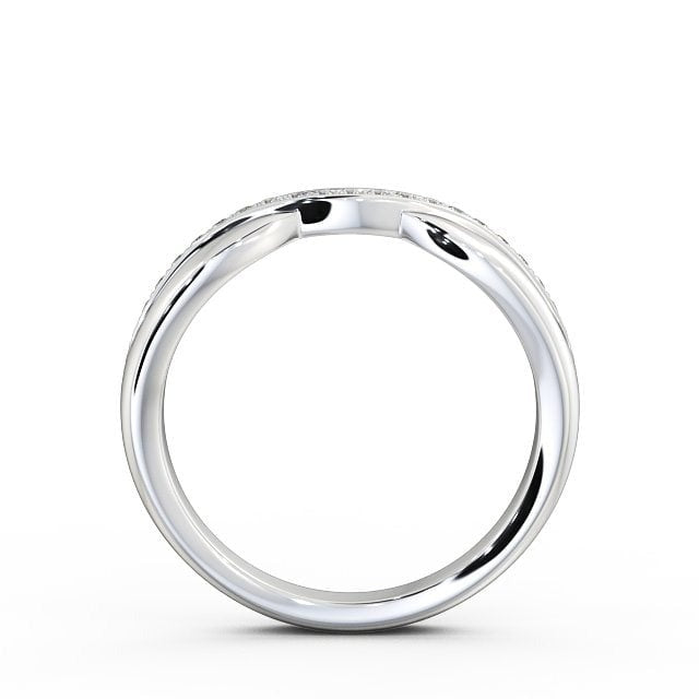 Livia Curved Half Eternity 0.12ct Round Lab Diamond Ring